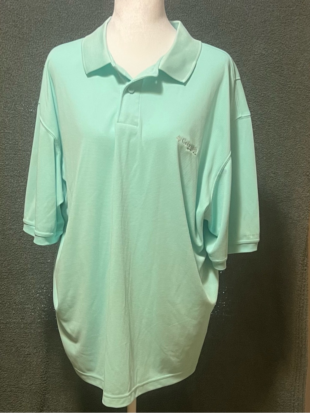 Columbia Men's Mint Green Polo Shirt